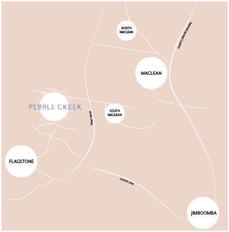 Pebble Creek Map